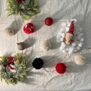 SOLD | NEW Custom Holiday Pompom Garland